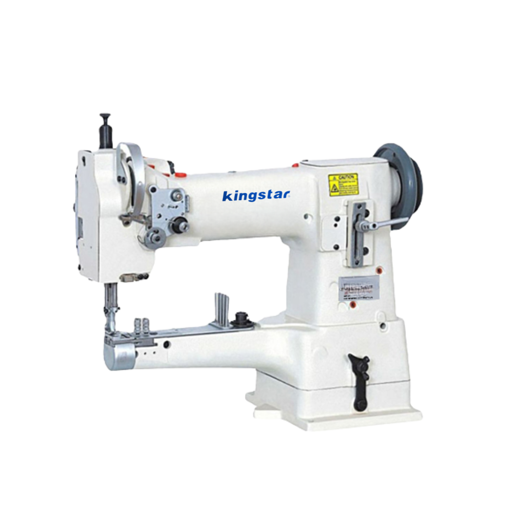 Kingstar KS-335 Single Needle Unison Feed Cylinder Arm Sewing Machine (Horizontal Drop Feed)