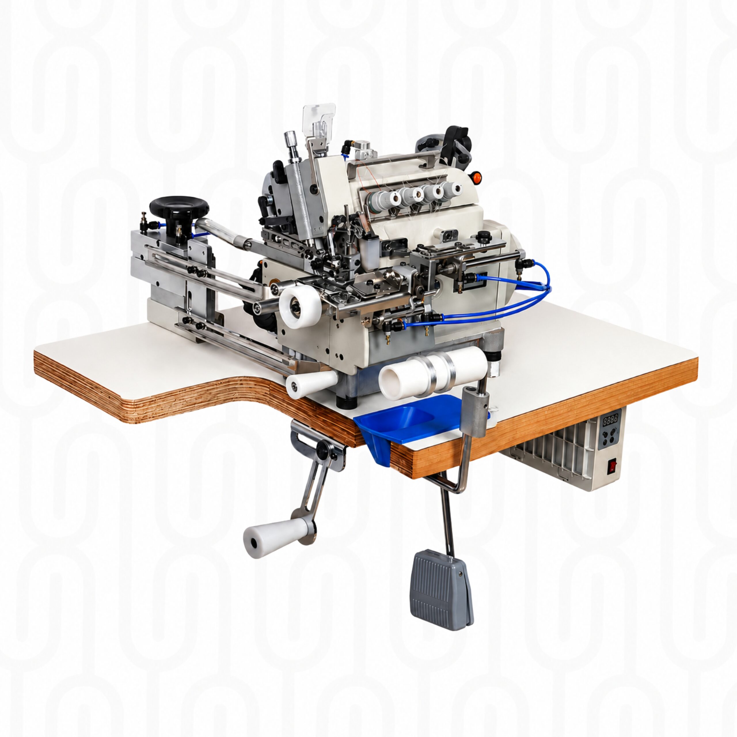 Kingstar KS-8100-4CD/AT/PN/RTP/RM/PC Automatic Collar & Waistband Overlock Sewing Machine