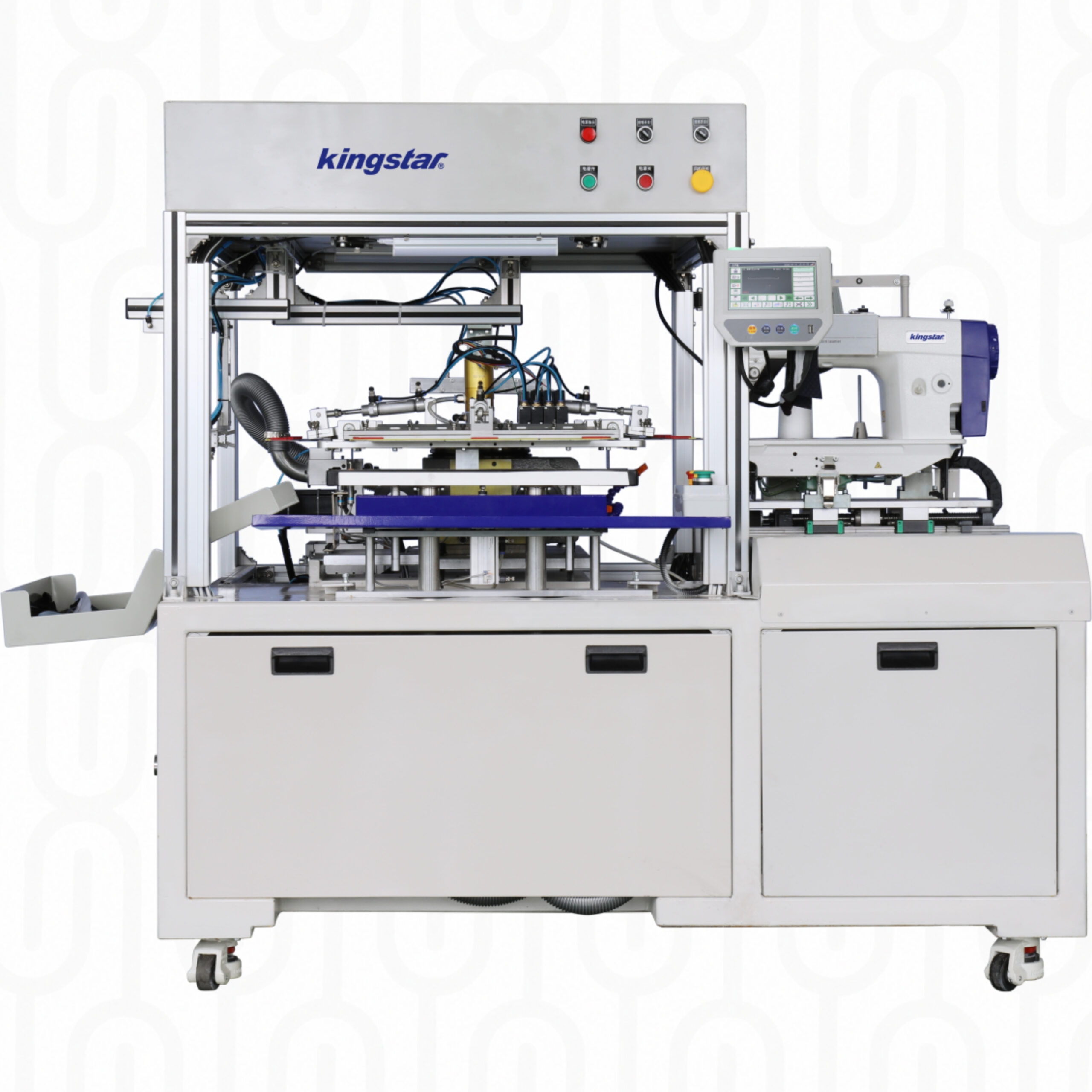 Kingstar KS-AT1008-8000C-100-AMR Four-Station Automatic Shirt Collar Sewing Unit