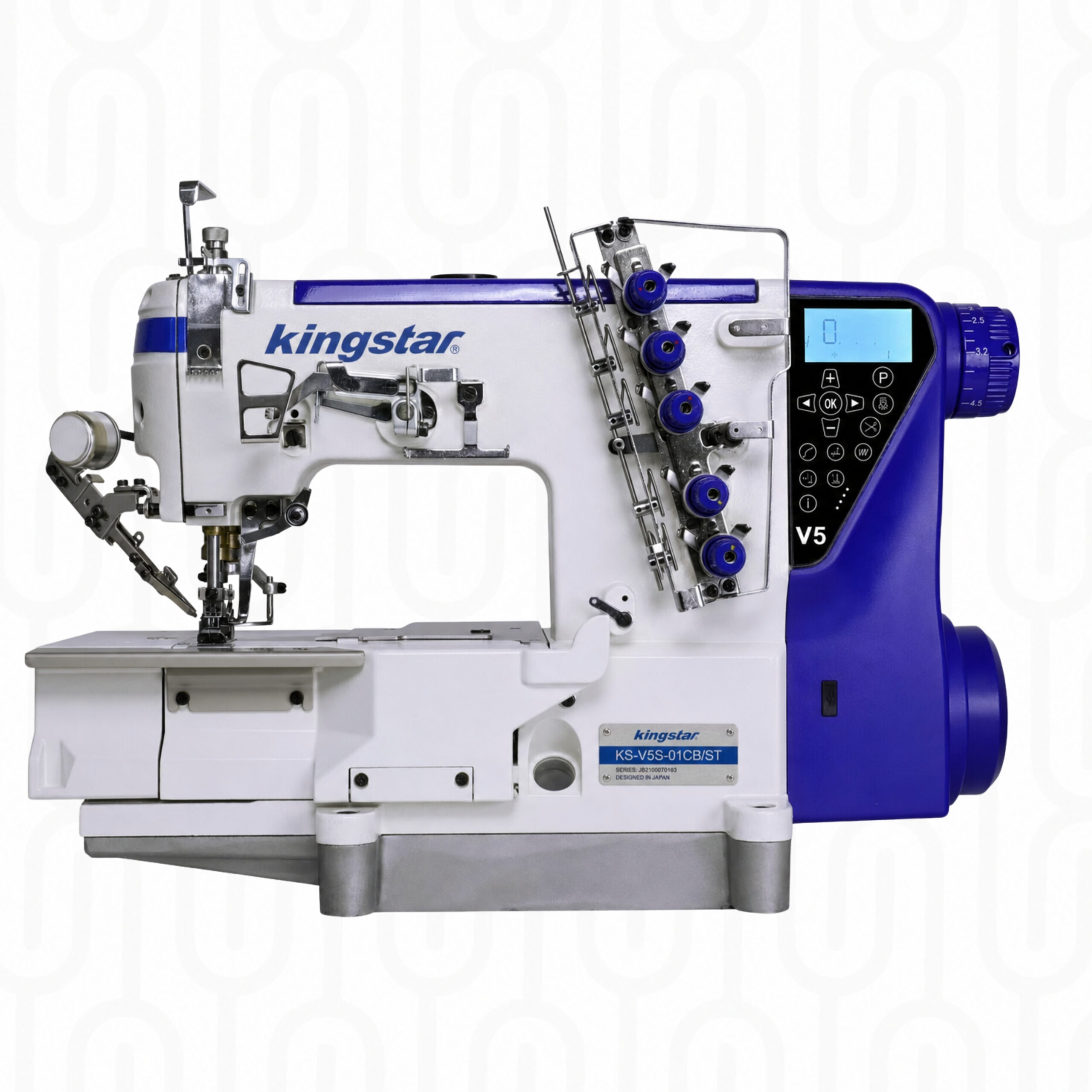 Kingstar KS-V5S-01CB/ST 3-Needle 5-Thread Computerised Interlock Sewing Machine