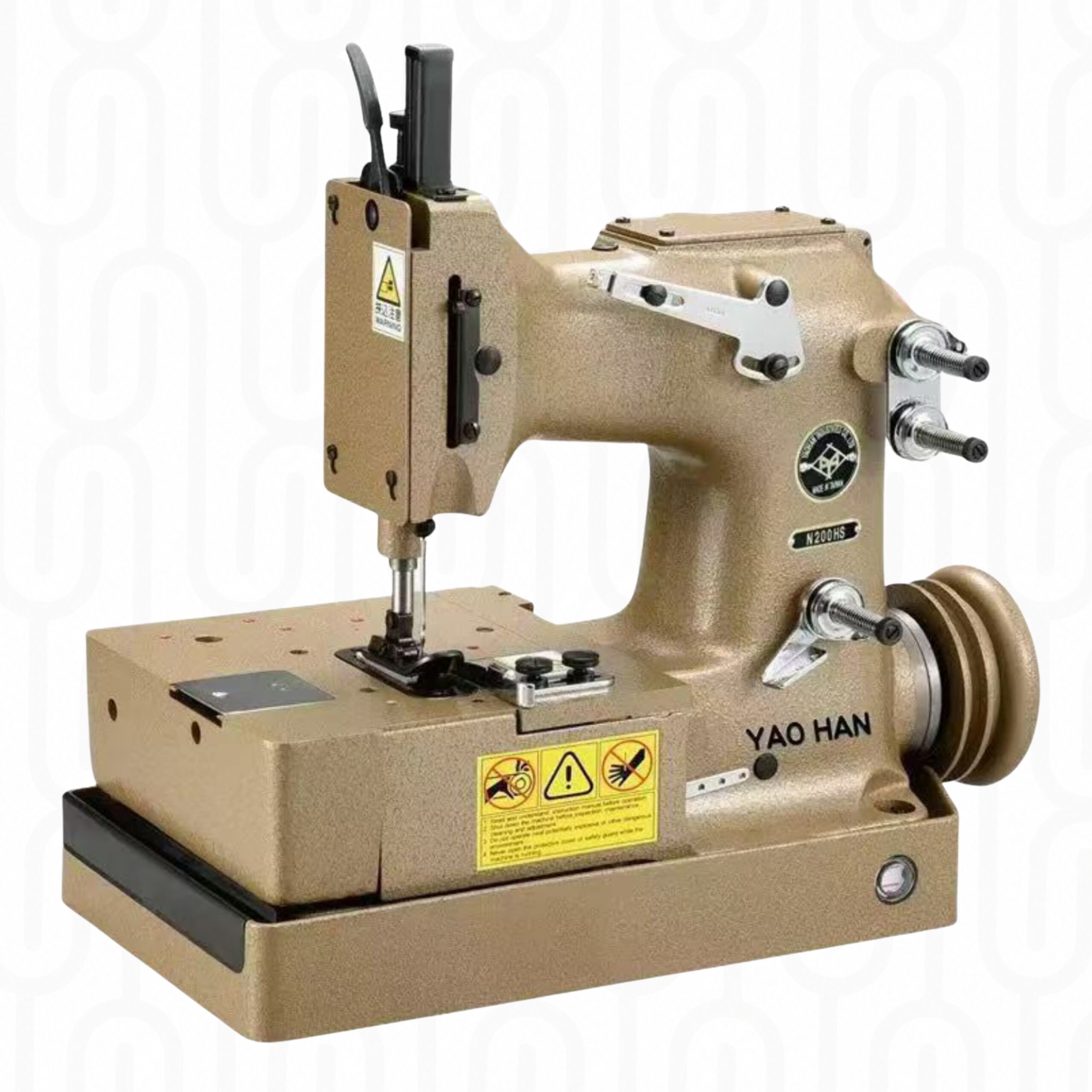 Yao Han N200HS Flatbed Two-Thread Chainstitch Bag-Making Machine