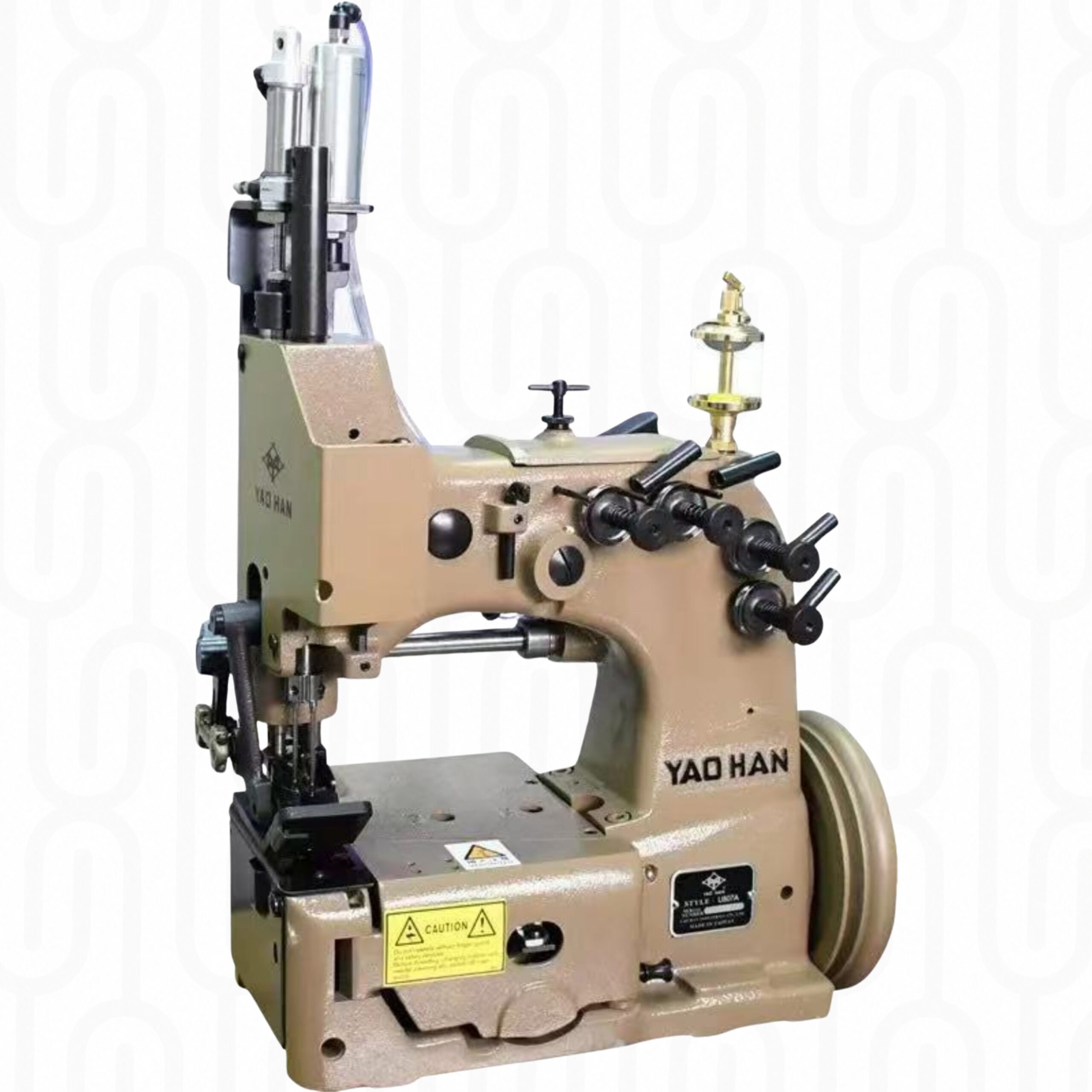 Yao Han U813A Pneumatic Bulk-Bag Safety-Stitch and Overedge Machine